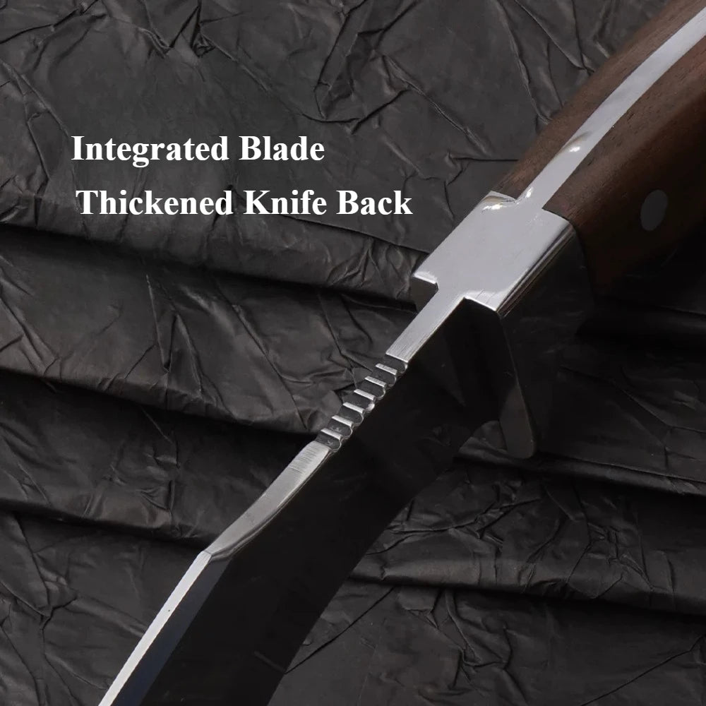 2026 New Model High-Strength Stainless Steel Fixed Blade Bone-Removing Knife with Leather Scabbard for Kitchen Kitchen Knife
