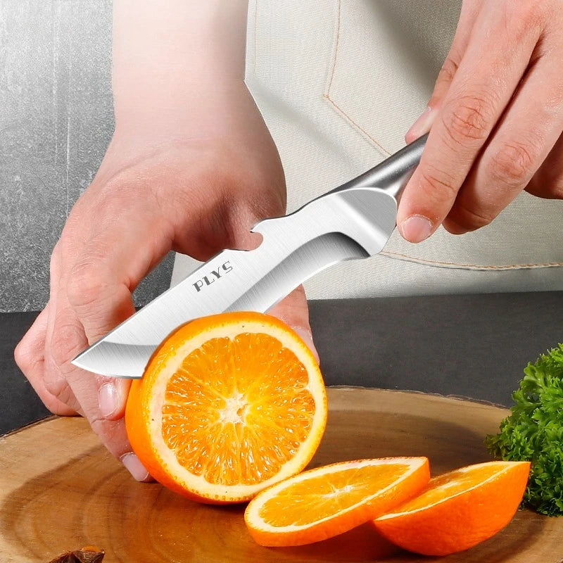 2026 All-Steel Kitchen Knife with Bottle Opener, Multi-functional Kitchen Tool Sharp and Durable Meat cleaver Fruit Knife